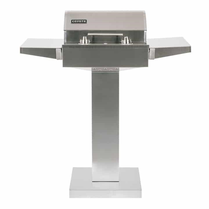 COYOTE C1ELCT21 35 1/2 INCH STAINLESS STEEL PEDESTAL STAND FOR ELECTRIC GRILL