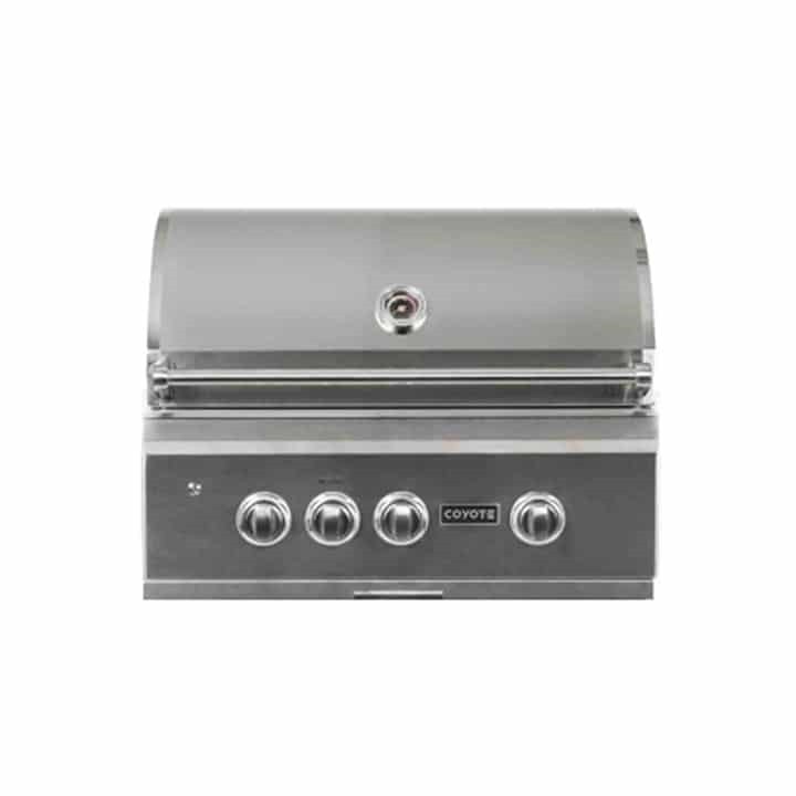 COYOTE C2SL30 S-SERIES 30 INCH BUILT-IN GRILL WITH LED BACKLIT KNOBS