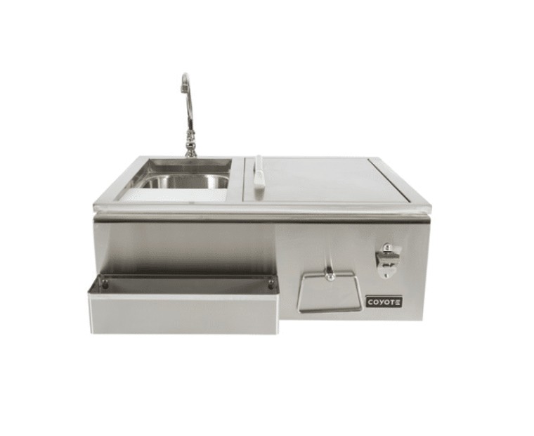 COYOTE CRC 30 1/4 INCH STAINLESS STEEL REFRESHMENT CENTER