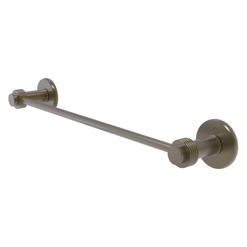 ALLIED BRASS 931G/18 MERCURY 20 1/2 INCH TOWEL BAR WITH GROOVED ACCENT