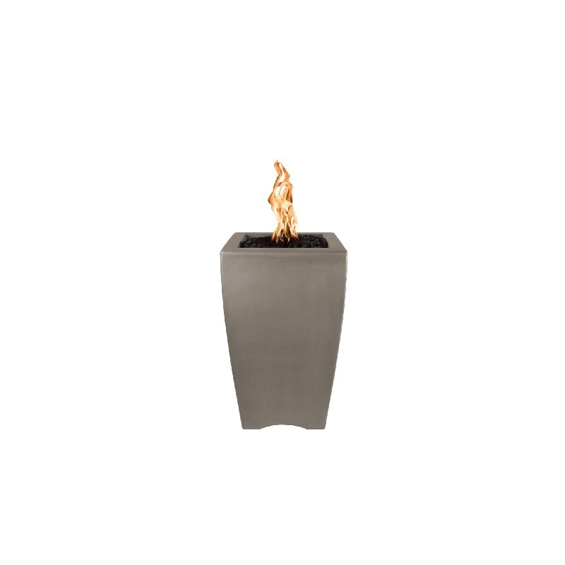 THE OUTDOOR PLUS OPT-BSTON20AD BASTON 20 INCH CONCRETE MATCH LIT FIRE PILLAR WITH ACCESS DOOR