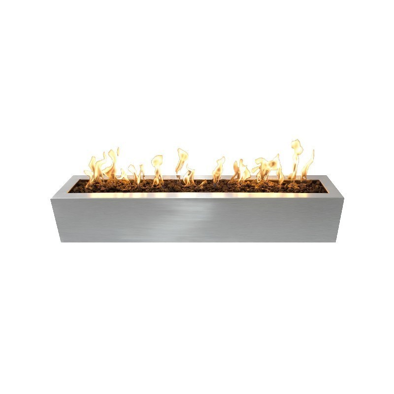 THE OUTDOOR PLUS OPT-LBTSS48 EAVES 48 INCH STAINLESS STEEL MATCH LIT FIRE PIT