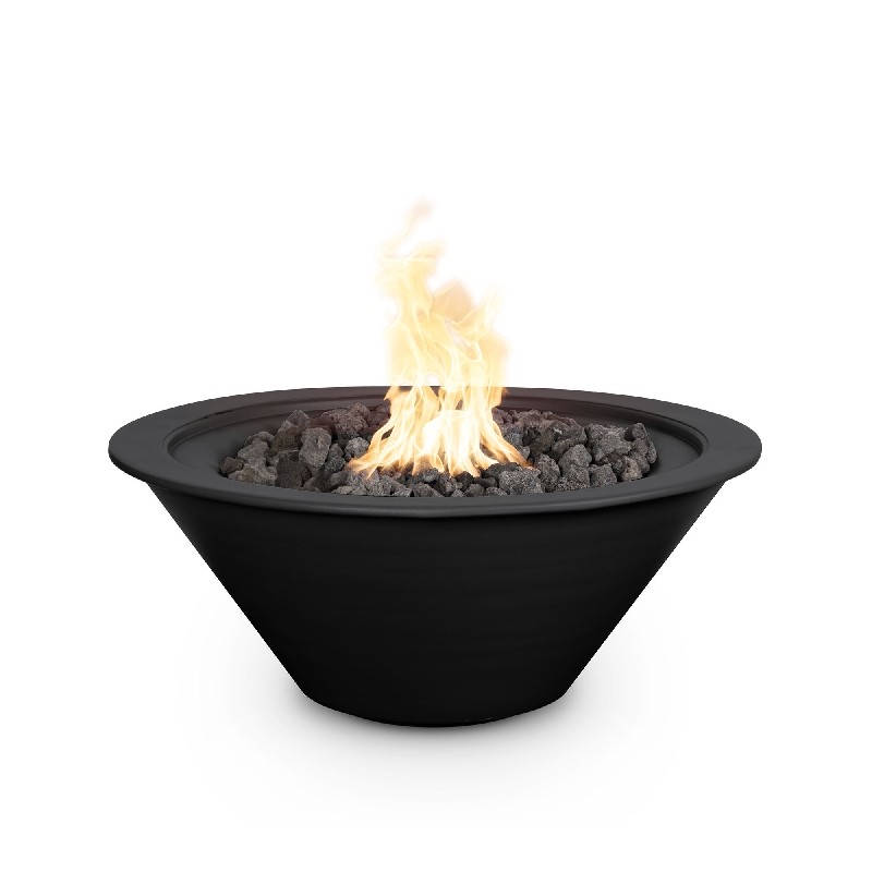 THE OUTDOOR PLUS OPT-R36PCFO CAZO 36 INCH POWDER COAT STEEL MATCH LIT FIRE BOWL