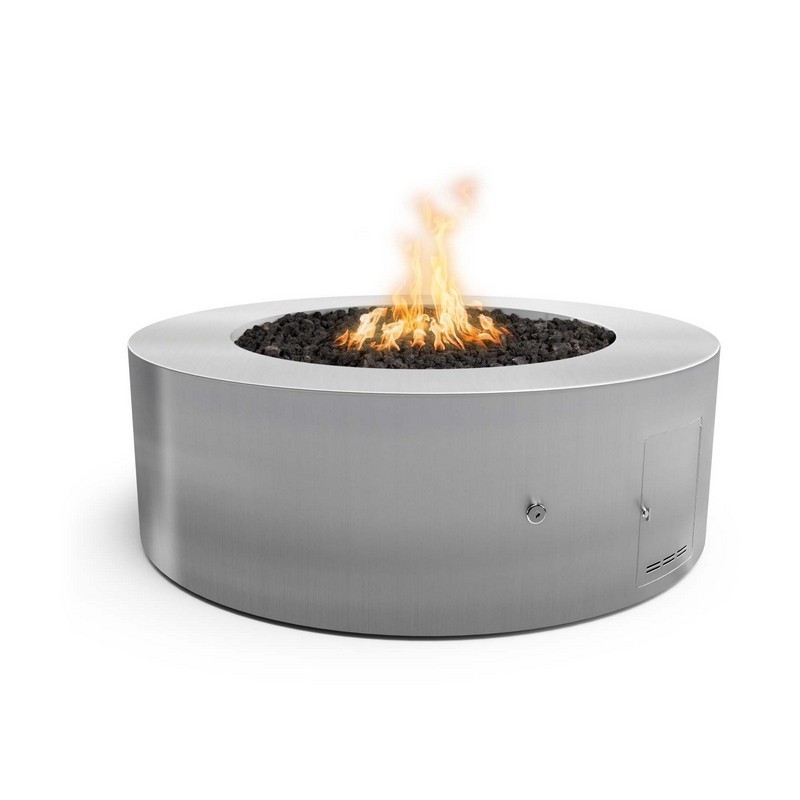 THE OUTDOOR PLUS OPT-UNYSS48FSEN UNITY 48 INCH X 24 INCH STAINLESS STEEL FLAME SENSE FIRE PIT