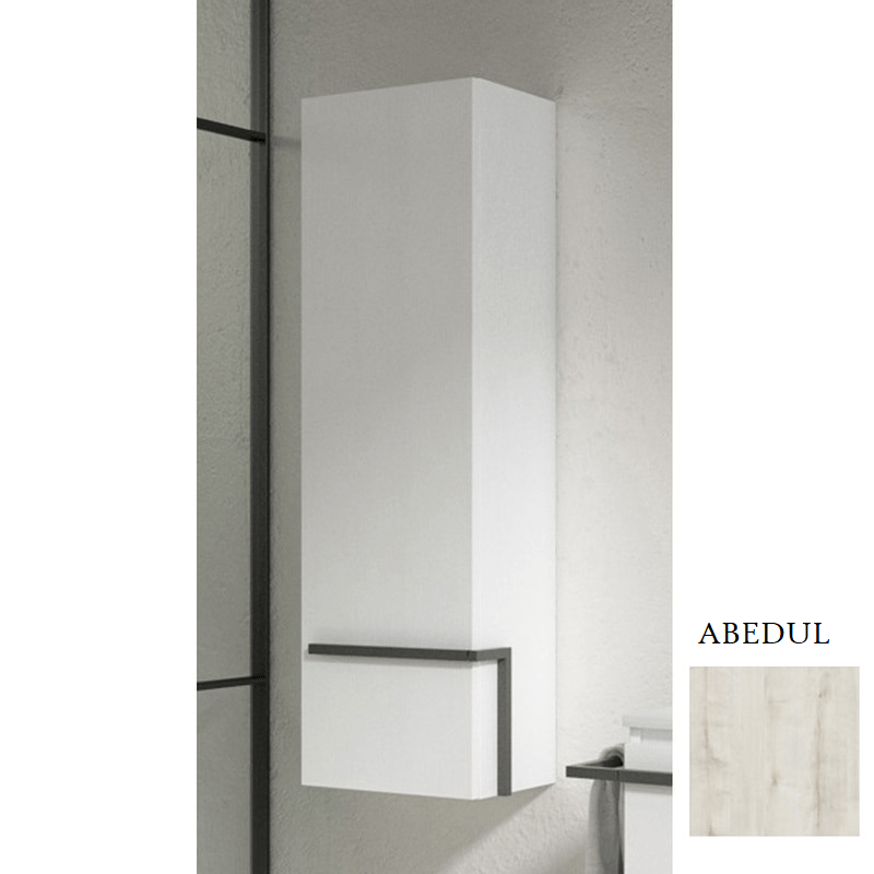 LUCENA BATH 3904 SCALA 13 INCH TALL UNIT WITH LEFT SIDE DOOR IN ABEDUL