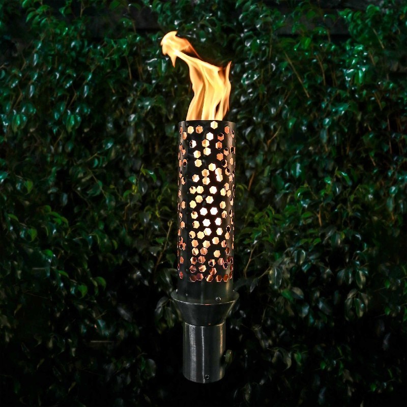 THE OUTDOOR PLUS OPT-TCH14SS 3 3/4 INCH HONEYCOMB TOP-LITE FIRE TORCH