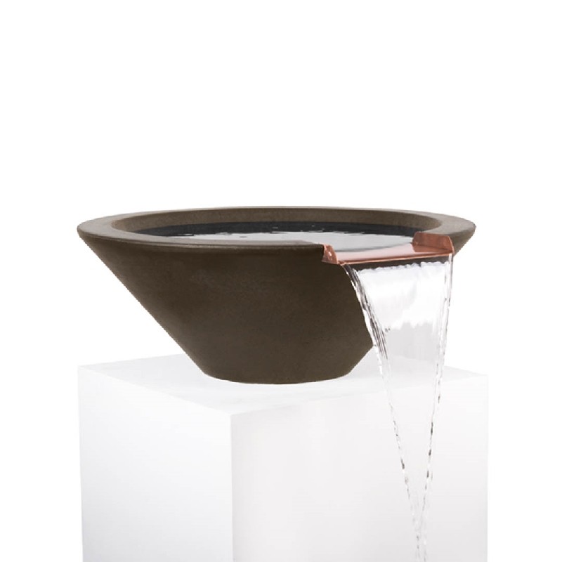 THE OUTDOOR PLUS OPT-24RWO CAZO 24 INCH CONCRETE WATER BOWL