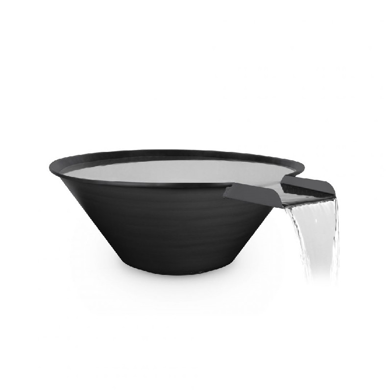 THE OUTDOOR PLUS OPT-R30PCWO CAZO 30 INCH POWDER COAT STEEL WATER BOWL