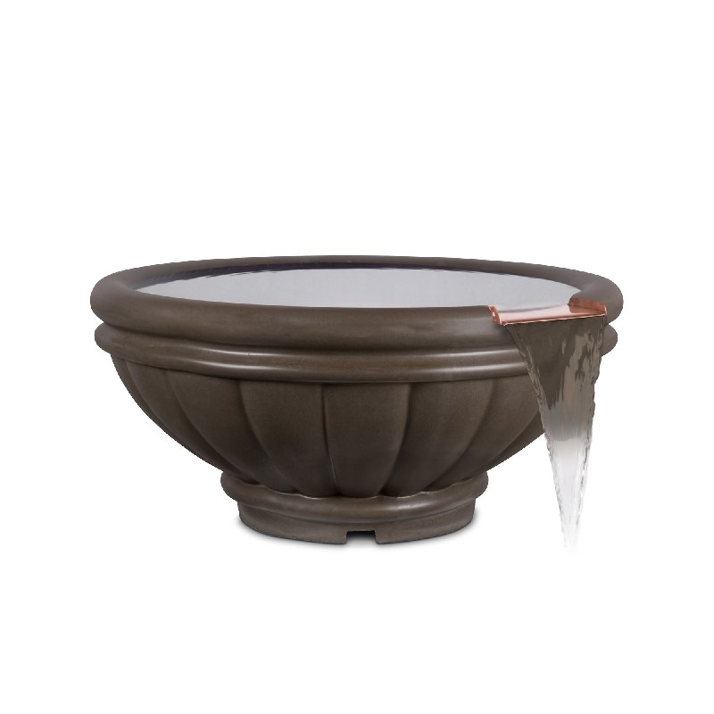 THE OUTDOOR PLUS OPT-ROMWO24 ROMA 24 INCH CONCRETE WATER BOWL