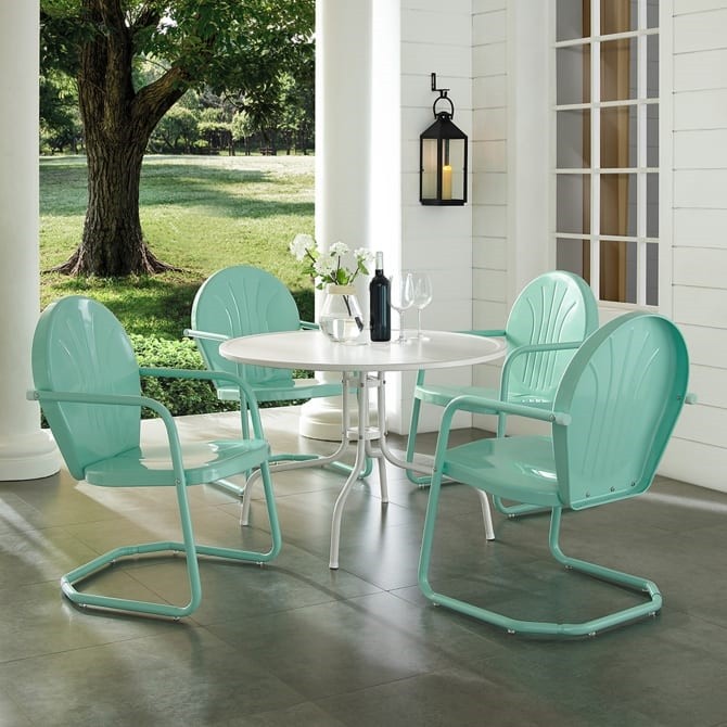 CROSLEY KOD10010 GRIFFITH 105 INCH 5-PIECE OUTDOOR DINING SET
