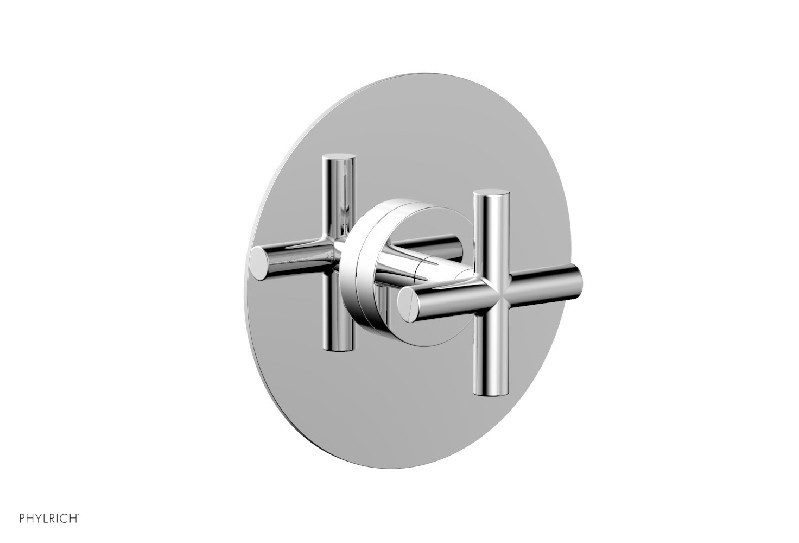 PHYLRICH 4-499 TRANSITION 6 INCH WALL MOUNT CROSS HANDLE SHOWER TRIM