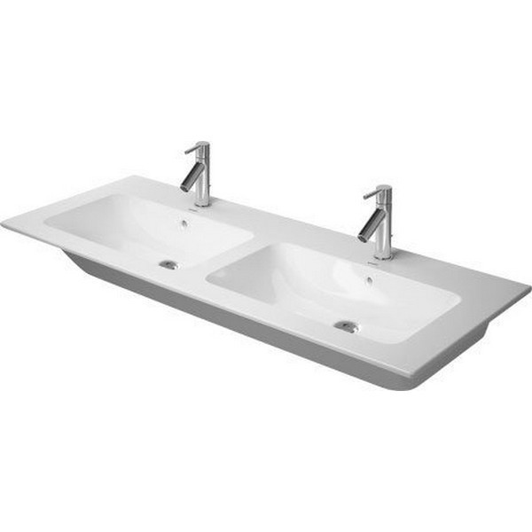 DURAVIT 233613 ME BY STARCK 51-1/8 INCH DOUBLE FURNITURE WASHBASIN
