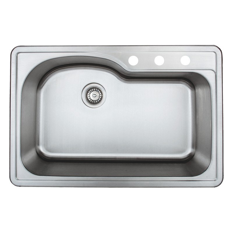33" x 22" x 9" 18 Gauge Stainless Steel Undermount Sink Dish Grid w/ Drain Kit-Y 