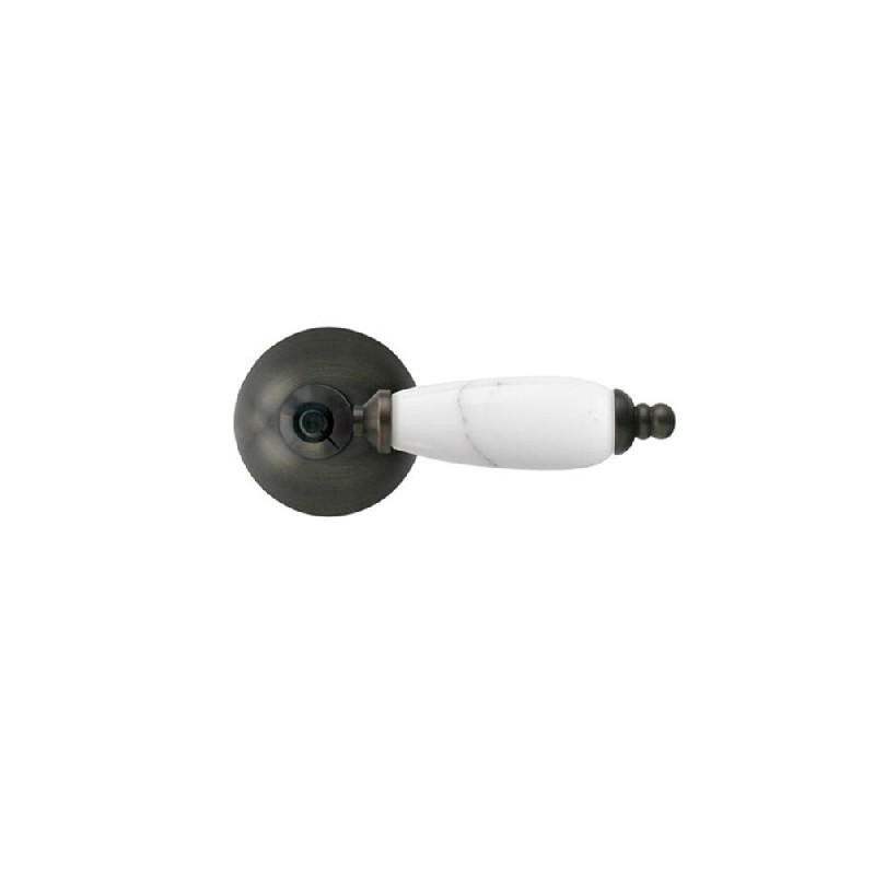 PHYLRICH 2PV158BA CARRARA WALL MOUNT WHITE MARBLE LEVER HANDLE VOLUME CONTROL OR DIVERTER TRIM