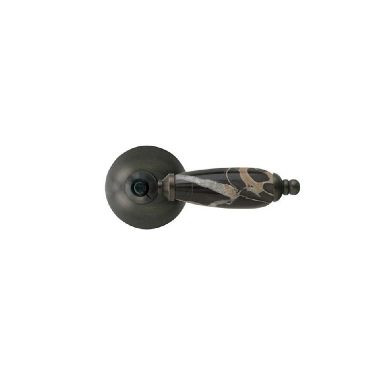 PHYLRICH 2PV158CA CARRARA WALL MOUNT BLACK MARBLE LEVER HANDLE VOLUME CONTROL OR DIVERTER TRIM