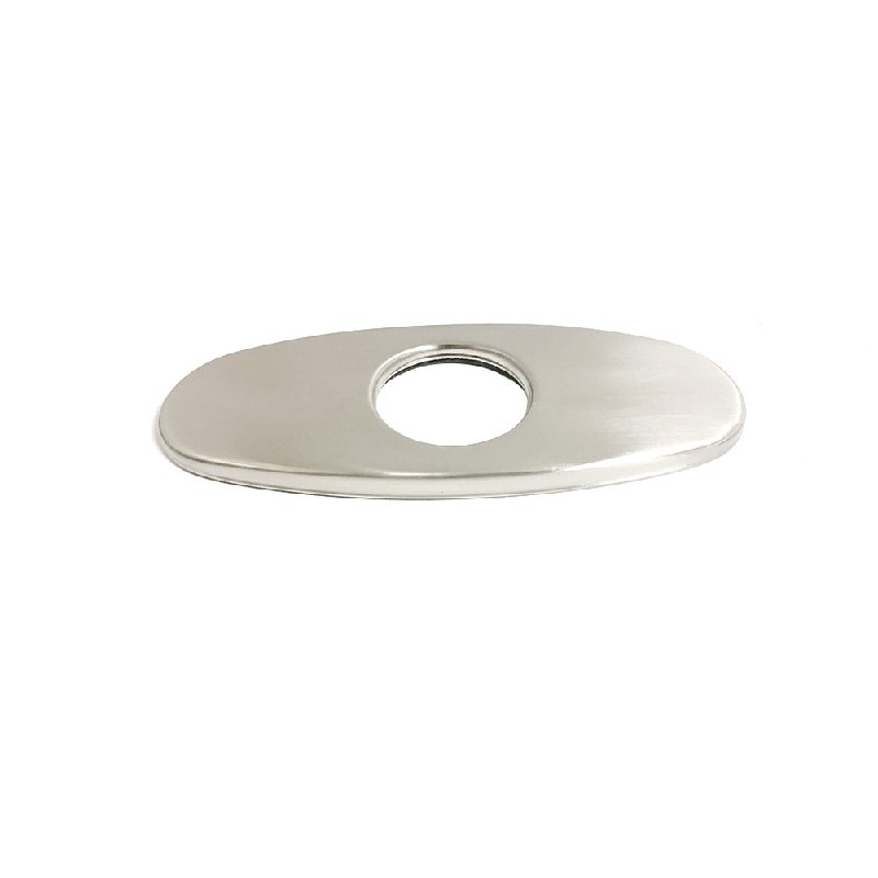 BELLATERRA 11030 5 3/4 INCH STAINLESS STEEL FAUCET DECK PLATE