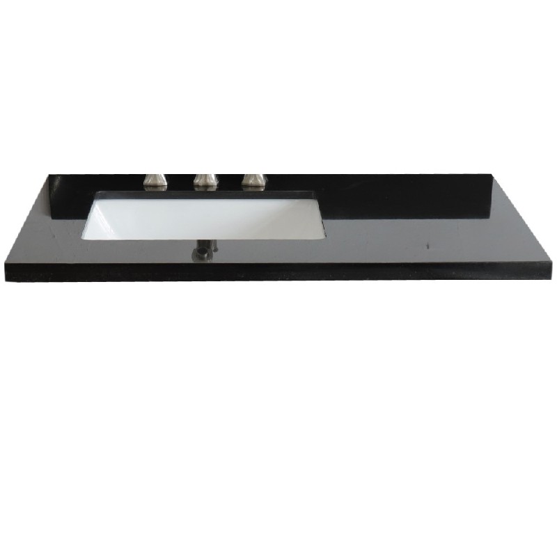 BELLATERRA 430002-37-BGR 37 INCH BLACK GALAXY COUNTERTOP WITH SINGLE RECTANGLE SINK