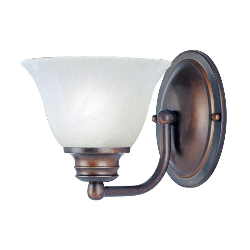 MAXIM LIGHTING 2686MR MALAGA 6 INCH WALL-MOUNTED INCANDESCENT WALL SCONCE LIGHT