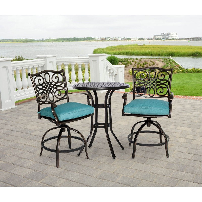 HANOVER TRAD3PCSWBR TRADITIONS 3-PIECE HIGH DINING BISTRO SET