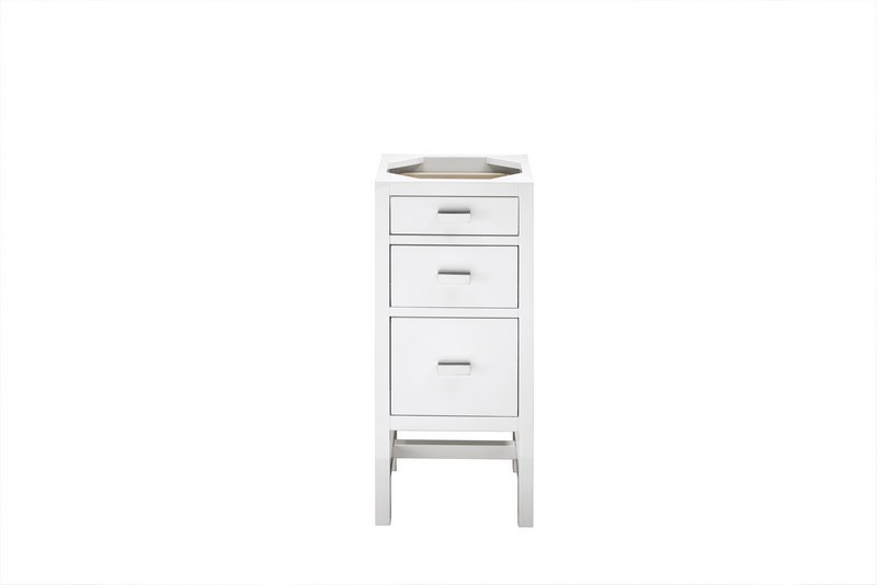 JAMES MARTIN E444-BC15-GW ADDISON 15 INCH CABINET WITH DRAWERS IN GLOSSY WHITE