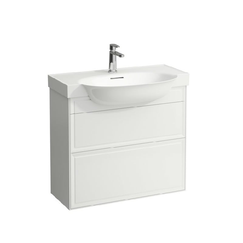 LAUFEN H4060420851 THE NEW CLASSIC 30 1/2 INCH VANITY UNIT WITH TWO DRAWER AND WASHBASIN