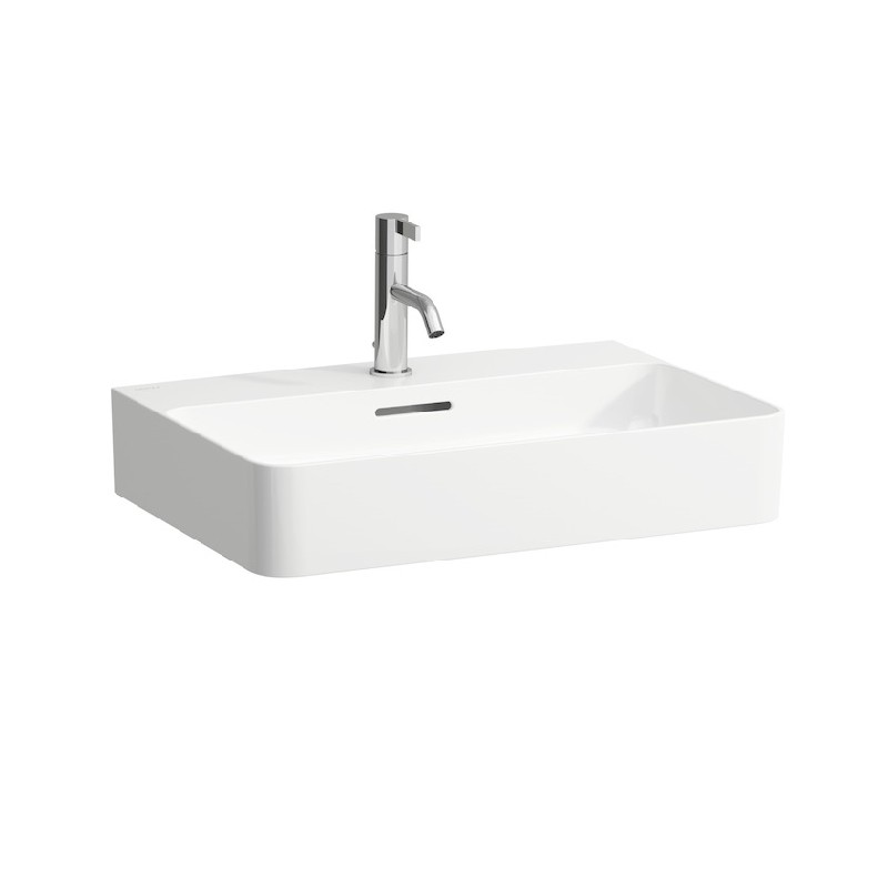LAUFEN H810283U VAL 25 5/8 INCH WALL MOUNT RECTANGLE WASHBASIN WITH OVERFLOW