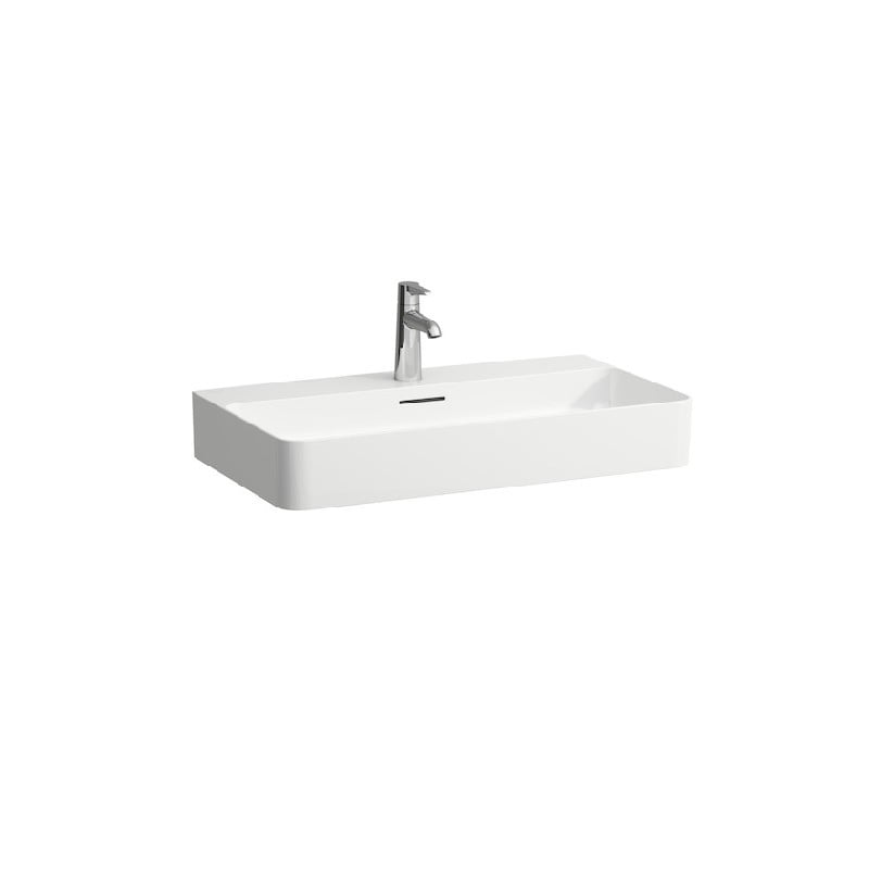 LAUFEN H816285U VAL 29 1/2 INCH WALL MOUNT COUNTERTOP RECTANGULAR WASHBASIN