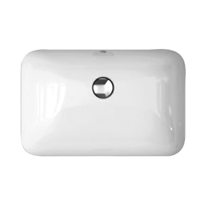 BARCLAY 5-604WH VARIANT 24 1/8 INCH SINGLE BASIN UNDERCOUNTER BATHROOM SINK - WHITE