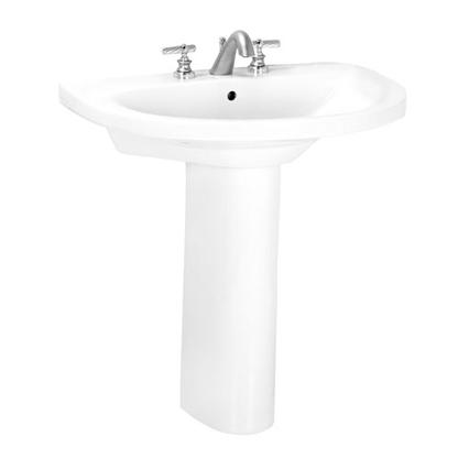 BARCLAY B/3-678WH JUMEIRAH 32 INCH SINGLE BASIN WALL MOUNT BATHROOM SINK ONLY - WHITE