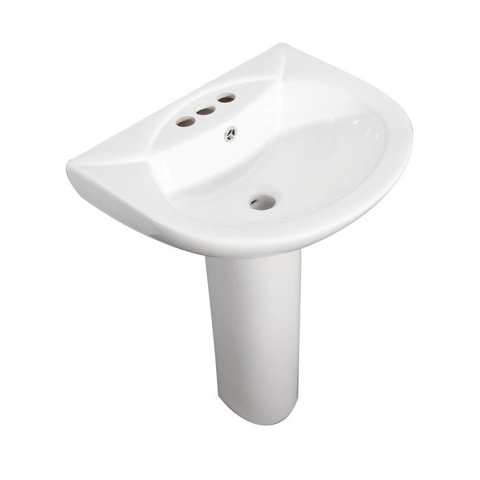 BARCLAY B/3-915WH BANKS 20 1/2 INCH SINGLE BASIN WALL MOUNT BATHROOM SINK ONLY