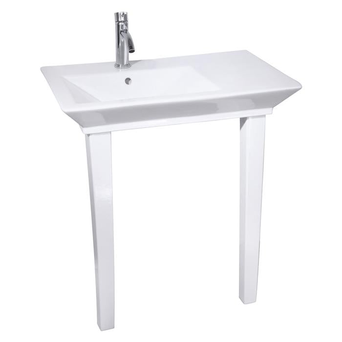 BARCLAY B/96WH OPULENCE 31 1/2 INCH SINGLE BASIN WALL MOUNT BATHROOM SINK ONLY