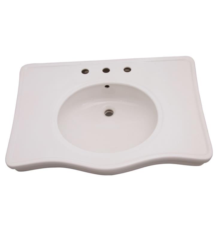 BARCLAY B/97WH MILANO 42 3/4 INCH SINGLE BASIN WALL MOUNT BATHROOM SINK ONLY