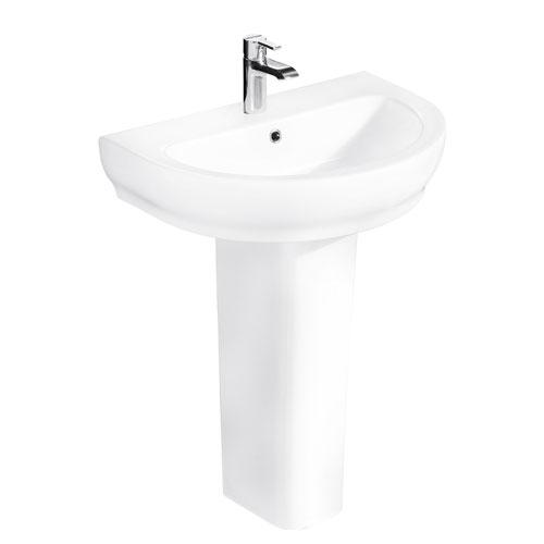 BARCLAY C/3-2040WH HARMONY 800 27 3/4 INCH PEDESTAL ONLY - WHITE