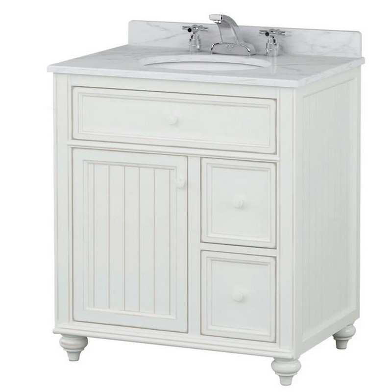 Cottage Retreat 30 Inch Vanity Cabinet, 30 Vanity Cabinet Base Only