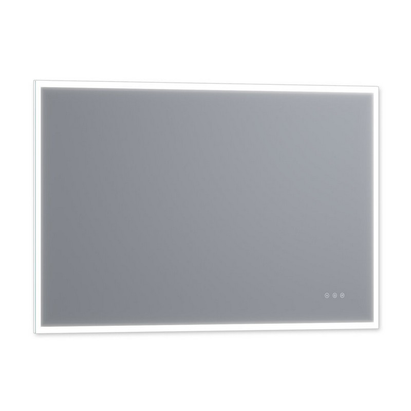 ARPELLA LEDCM6036 LUCENT 60 X 36 INCH WALL-MOUNTED LED VANITY MIRROR WITH COLOR CHANGER, MEMORY DIMMER AND DEFOGGER