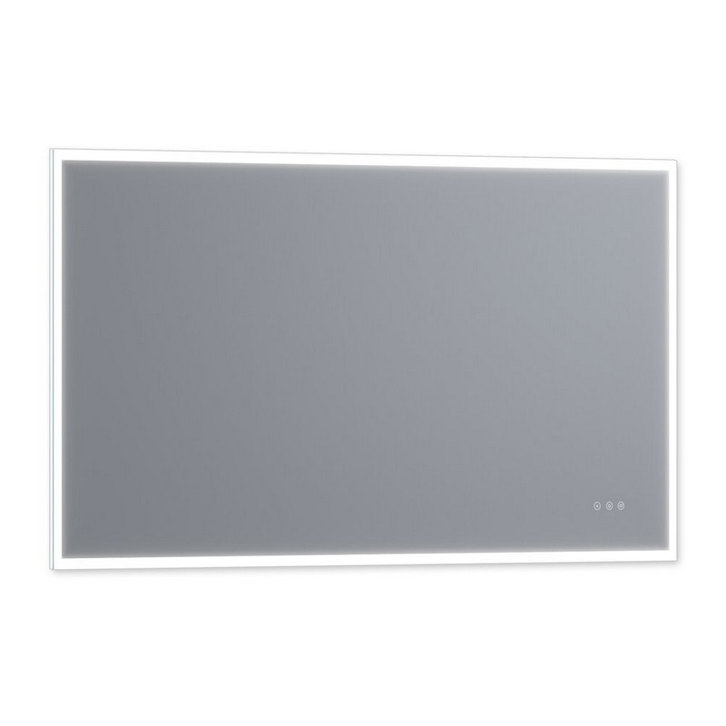 ARPELLA LEDCM7036 LUCENT 70 X 36 INCH WALL-MOUNTED LED VANITY MIRROR WITH COLOR CHANGER, MEMORY DIMMER AND DEFOGGER