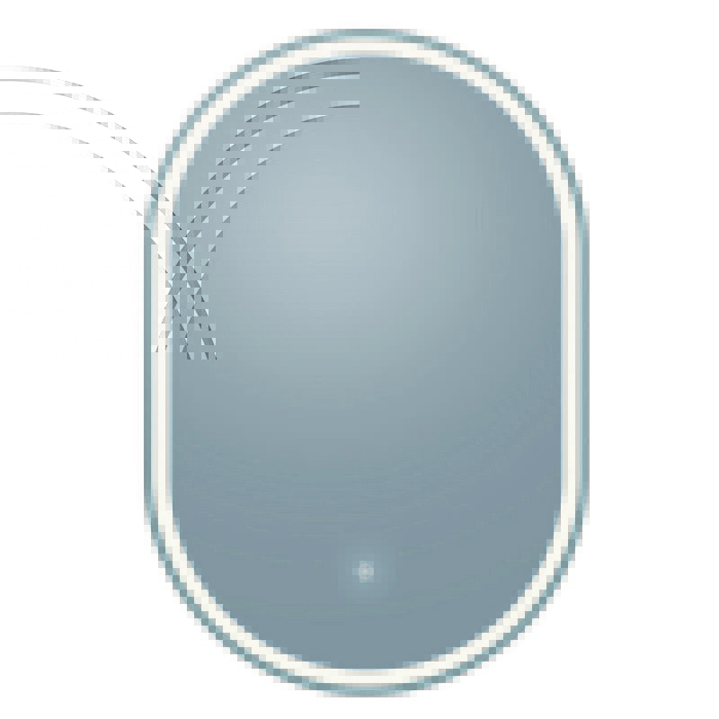 ARPELLA LEDOVM2436 GRACE 24 X 36 INCH OVAL FRAMELESS LED MIRROR WITH MEMORY DIMMER AND DEFOGGER