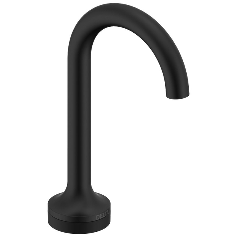 DELTA 621TPA3310-BL 620TP 9 5/8 INCH SINGLE HOLE DECK MOUNT ELECTRONIC BATHROOM FAUCET WITH PROXIMITY SENSING TECHNOLOGY AND BATTERY OPERATED - MATTE BLACK