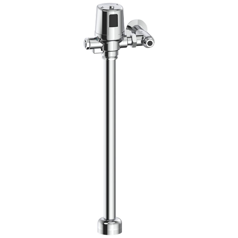 DELTA 81T221BTA-48 COMMERCIAL 1 1/2 INCH TOP SPUD ELECTRONIC MOTION ACTIVATED WATER CLOSET FLUSH VALVE, 1.6 GPF - CHROME