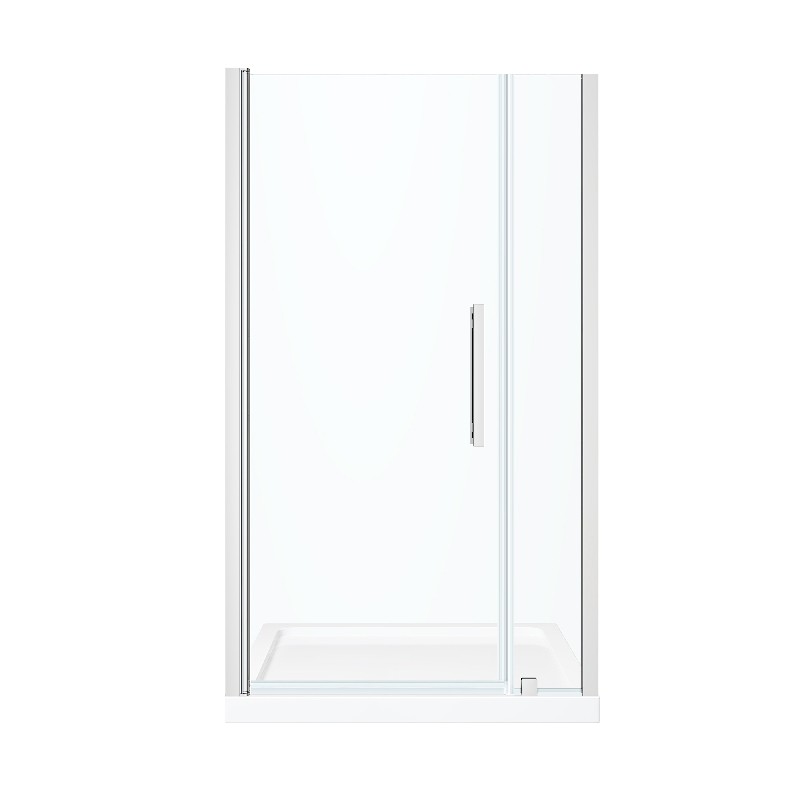 OVE DECORS PA0510B0 ENDLESS PASADENA 36 INCH ALCOVE FRAMELESS PIVOT SHOWER DOOR WITH BASE