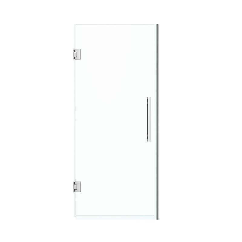 OVE DECORS TP010000 ENDLESS TAMPA-PRO 24 3/4 INCH ALCOVE FRAMELESS HINGE SHOWER DOOR