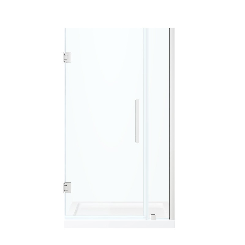 OVE DECORS TP0130B0 ENDLESS TAMPA-PRO 36 INCH ALCOVE FRAMELESS HINGE SHOWER DOOR WITH BASE