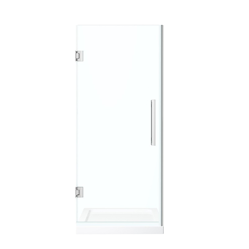 OVE DECORS TP0200E0 ENDLESS TAMPA-PRO 32 INCH ALCOVE FRAMELESS HINGE SHOWER DOOR WITH BASE