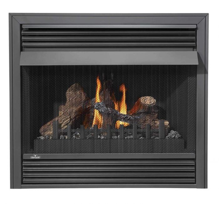 NAPOLEON GVF36-2 GRANDVILLE 37 3/8 INCH BUILD-IN MILLIVOLT IGNITION VENT FREE GAS FIREPLACE