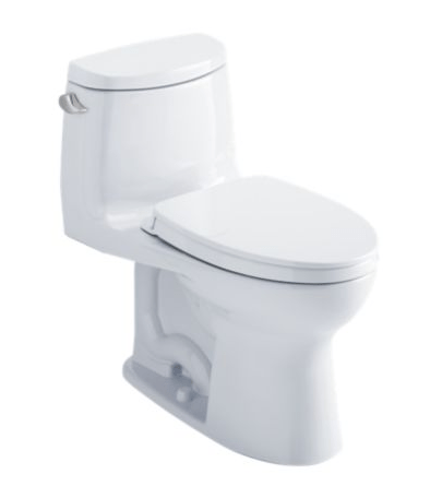 TOTO MS604124CEFG ULTRAMAX II ONE-PIECE ELONGATED BOWL TOILET WITH SOFTCLOSE SEAT, 1.28 GPF