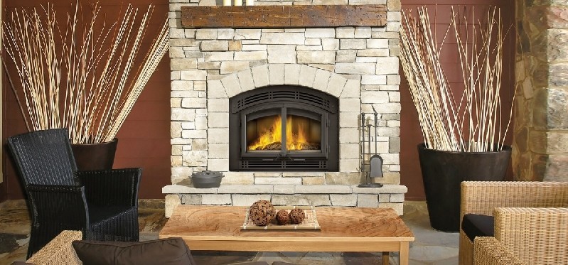 NAPOLEON NZ3000H-1 HIGH COUNTRY 3000 42 INCH BUILT-IN WOOD FIREPLACE - BLACK
