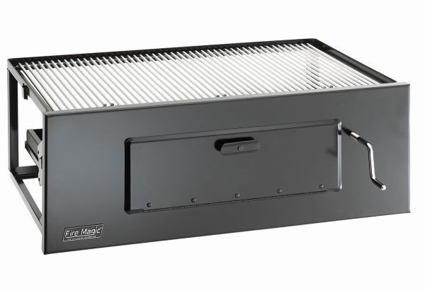 FIRE MAGIC GRILLS 3334 32 1/4 INCH LIFT-A-FIRE BUILT-IN CHARCOAL GRILL