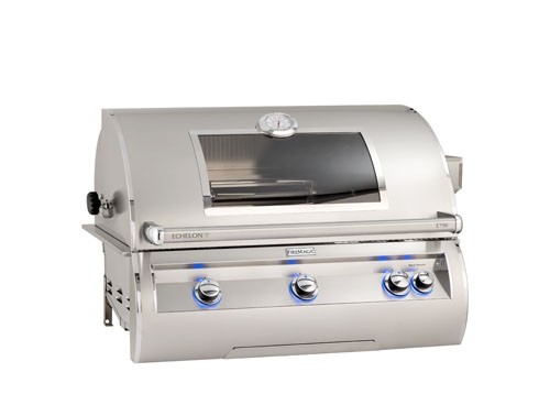 FIRE MAGIC GRILLS E790I-8A-W ECHELON DIAMOND 37 INCH BUILT-IN GRILL WITH ANALOG THERMOMETER AND VIEW WINDOW