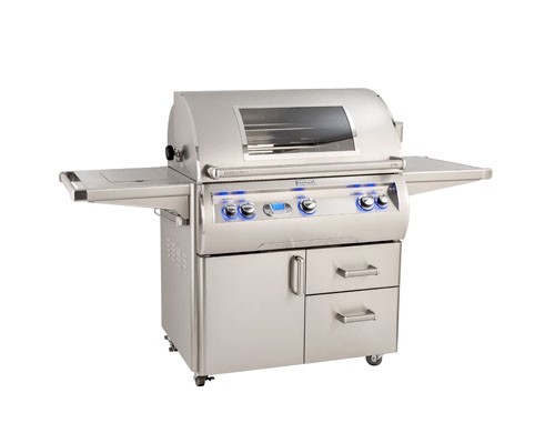 FIRE MAGIC GRILLS E790S-81-62-W ECHELON DIAMOND 36 INCH FREE-STANDING GRILL WITH DIGITAL THERMOMETER AND VIEW WINDOW