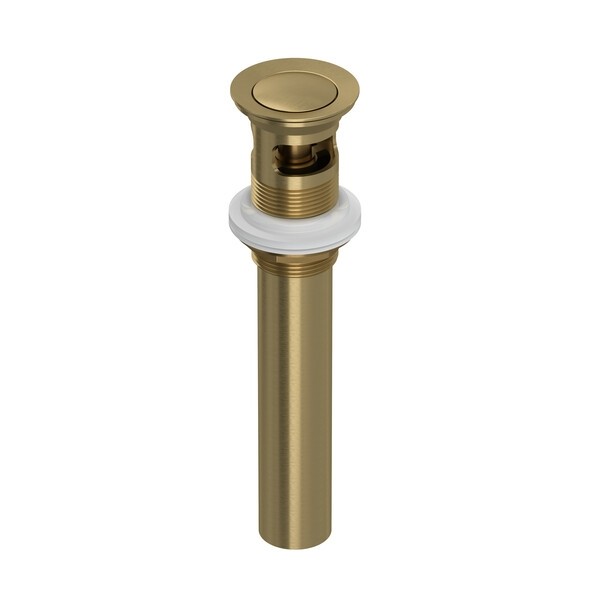 ROHL 0127DOF 2 1/8 INCH PUSH DRAIN WITH OVERFLOW